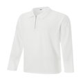 thumbnail image 2 of Stripe Print Men‘s Casual Ribbed Long Sleeve Tops with 1/4 Zipper, 2 of 9