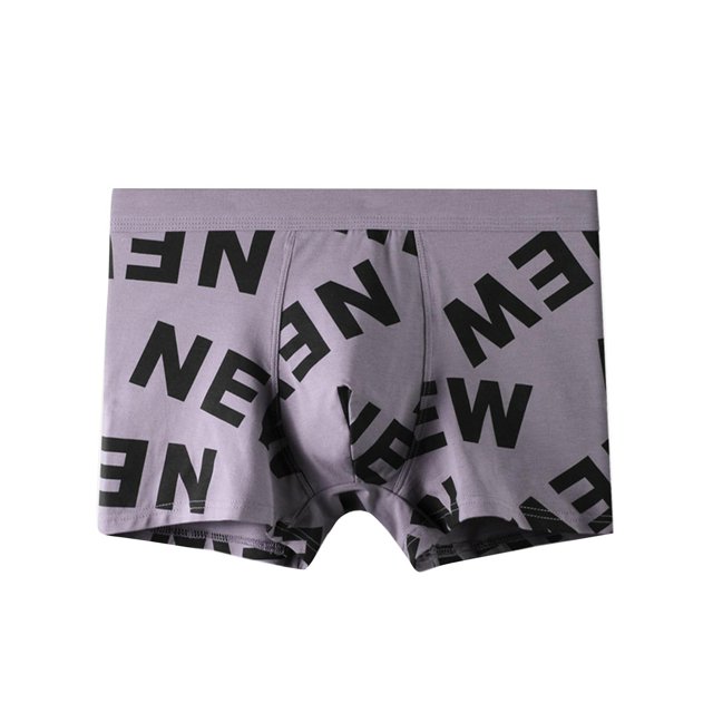 Jamicy Men's Boxer Briefs Gift for Men Men Underwear Boxer Briefs Soft Comfortable Breathable Underwear Boxer Briefs Elastic High Waist Daily Basic Trunks