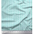 thumbnail image 1 of Soimoi Tissu Crêpe Polyester Imprimé Feuilles 1 Yard 52 Pouces de Large, 1 of 5