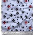 thumbnail image 1 of Soimoi Blue Viscose Chiffon Fabric Fish Ocean Print Fabric by the Yard 42 Inch Wide, 1 of 2