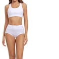 thumbnail image 4 of Plebaso Womens High Waisted Cotton Underwear Full Coverage Ladies Panties Multipack Regular and Plus Size, 4 of 5