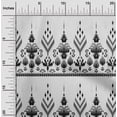 thumbnail image 2 of oneOone Tissu Gris en Polyester Lycra Ikat Tissu pour Robe Tissu Imprimé Tissu au Mètre 56 Pouces de Large, 2 of 5