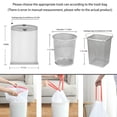 thumbnail image 4 of Deal of the Day! Kitchen Drawstring Garbage Bag, 10L Garbage Bag, Garbage Bags 100pcs For Bathroom Bedroom Office Trash Can, 4 of 9