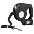 thumbnail image 1 of Retractable LED Dog Leash with Built-in Waste Bag Dispenser and Reflective Tape for Enhanced Nighttime Visibility During Outdoor Walks, 1 of 4