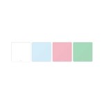 Quartet Magnetic Dry-Erase Tin Tiles, Frameless, Assorted Colours, 12" x 12"