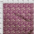 thumbnail image 3 of oneOone Georgette Viscose Purple Fabric Abstracts Craft Projects Decor Fabric Printed By The Yard 42 Inch Wide, 3 of 5
