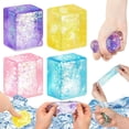 thumbnail image 5 of Large Squish Stress Toy Slow Rising Sensory Fidget, Glitter Effect For Anxiety Relief Hand Therapy And Calming Fun, 5 of 5