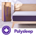 thumbnail image 1 of Polysleep Origin 2.0 Mattress - Antimicrobial Hybrid Foam, Perfect Balance Between Comfort and Durability, Water Resistant and Washable Cover - Zero Motion Transfer Technology | 100% Made in Canada, 1 of 10