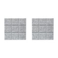 thumbnail image 4 of Thinsony Cork Board Tiles 12 x 12 Message Home Board Board School silver gray 12 Inch x 12 Inch 2Set, 4 of 6