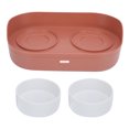 thumbnail image 3 of Fyydes Cat And Dog Double Bowl, Anti Slip Non Slip Cat And Dog Double Bowl Large Capacity For Pet, 3 of 8
