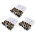 thumbnail image 1 of Threaded Inserts Nuts, Wood Insert Assortment Tool Kit, M4/M5/M6/M8 Furniture Screw Inserts Bolt Fastener(495 PCS), 1 of 5