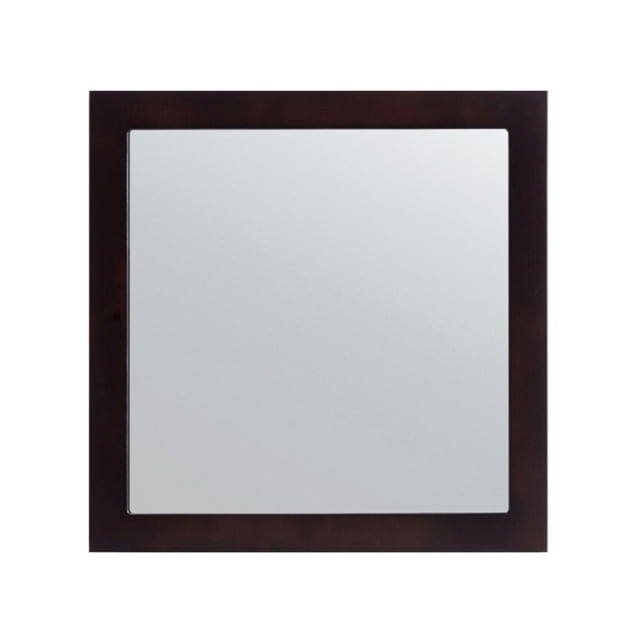 Miroir Espresso 30 Pouces Entièrement Encadré