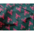 thumbnail image 4 of oneOone Silk Tabby Fabric Floral Block Printed Fabric 1 Yard 42 Inch Wide, 4 of 4