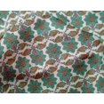 thumbnail image 4 of oneOone Silk Tabby Fabric Floral & Paisley Block Printed Fabric 1 Yard 42 Inch Wide, 4 of 4
