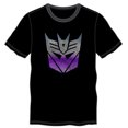 thumbnail image 2 of T-Shirt Noir pour Homme à Col Rond, Manches Courtes, Logo Classique Transformers Decepticons - 3TG, 2 of 3