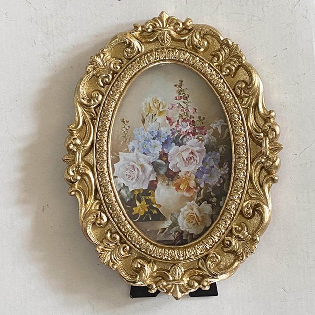 ziyahi Antique Photo Frame Picture Holder Birthday Gift Pictures Display Ornament