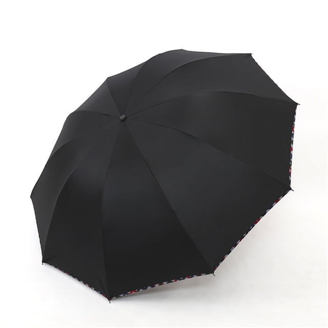 LSLJS Extra Large Umbrella Double Purpose Thickened Sunshade Umbrella Folding Umbrella
