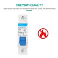 thumbnail image 4 of Mistaha Miniature Residual Current Circuit Breaker with 1 Pole DIN Rail Installation - High Sensitivity 40A DZ47-63 Household Leaking Protection Device, 4 of 6