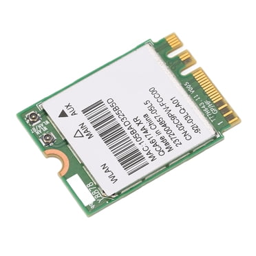 Mini Carte WiFi, Double Bande M.2 Carte WiFi 867 Mbps 2.4 G + 5 G Adaptateur WiFi, Prend en Charge 802.11a / B / G / N / Ac, Plug And Play, pour les Jeux de Bureau / Pc