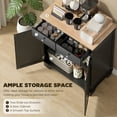 thumbnail image 4 of HOMCOM Armoire de Rangement de Cuisine, Buffet au Sol avec 2 Tiroirs, 4 of 10