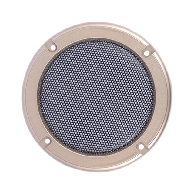 lionlar Speaker Grill Mesh Decorative Circle Car Audio Metal 8 Inch Golden