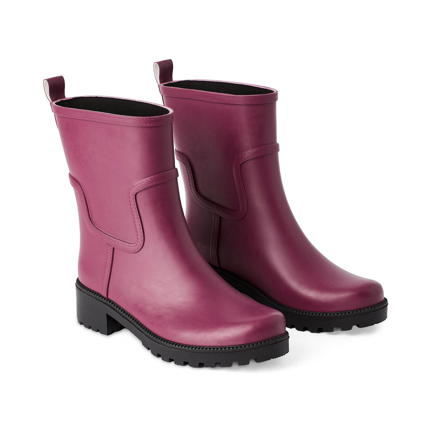 Time and Tru Women's Rubber Rain Boots