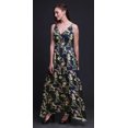 thumbnail image 2 of Bimba Robe Longue de Villégiature à Imprimé Floral pour Femmes, à Cordon, Bretelles Spaghetti, Tenue de Plage - Grande, 2 of 4