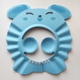 thumbnail image 1 of Baby Bathing Shower Hat Adjustable Size Waterproof Shampoo Hat With Ear Protection CoverBlue, 1 of 1