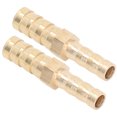 thumbnail image 1 of LAFGUR Barbed Fitting Splicer, 2 Pcs Brass Hose Barb Reducer For Pipe, 1 of 8