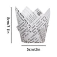 thumbnail image 3 of WHEANG 100Pcs Baking Paper Cups Cupcake Liners Baking Cups Parchment Paper Square Non Stick For Medium Large Cupcakes Mini Cake Party Birthday 1.97, 3 of 4