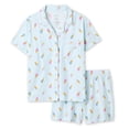 thumbnail image 1 of George Girls' Two Piece Lush Knit Pajama Set, 1 of 2