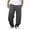 Dark Gray, variant on Pisexur Trousers for Men Solid Color Wide Leg Loose Sweatpants for Men Open Bottom Drawstring Waist Workout Gym Baggy Pants Men's Pants S-2XL