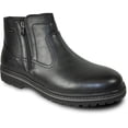 thumbnail image 1 of bravo! Men Waterproof Winter Boot MARK-4 Fur Lined Boot with Double Zipper Black, 1 of 7