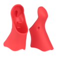 thumbnail image 3 of jinwen Bike Shifter Lever Cover Lever Protector Road Bike Brake Lever Hoods Red, 3 of 9