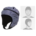 thumbnail image 4 of kurtrusly EVA Goalkeeper Rugby Soccer Football Helmet Rugby Hat Head Adults Youth Head Protector Protector Guard White Blue, 4 of 9