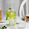 thumbnail image 1 of OUSITAID Glass Pitcher Set Bedside Carafe Set V-Shaped Spout Glass Carafe, 1 of 10