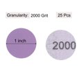 thumbnail image 2 of Unique Bargains 25 Pack 1-Inch Purple Sanding Discs 2000 Grits Hook & Loop Professional Aluminum Oxide Sandpaper Mini Size, 2 of 5