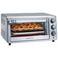 thumbnail image 1 of Hamilton Beach Friteuse à Air Chaud Four Grille-Pain – 0.7 Pi3 / 19.8L – Acier Inoxydable – Boîte Ouverte – Testé & Garanti, 1 of 9