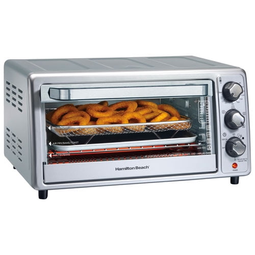 Hamilton Beach Friteuse à Air Chaud Four Grille-Pain – 0.7 Pi3 / 19.8L – Acier Inoxydable – Boîte Ouverte – Testé & Garanti