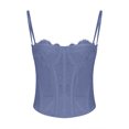 thumbnail image 4 of LSLJS Solid Color Versatile Women Tight Fitting Corset with Lace Lace Lace and Top, Womens Camisole Tank Tops, 4 of 5