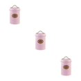 thumbnail image 4 of Wweixi Transparent Tea Jars For Storing And Displaying Favorite Tea Leaves Food Grade Metal Kitchen Storage Jars Jars Kitchen Pink sugar 3Set, 4 of 6