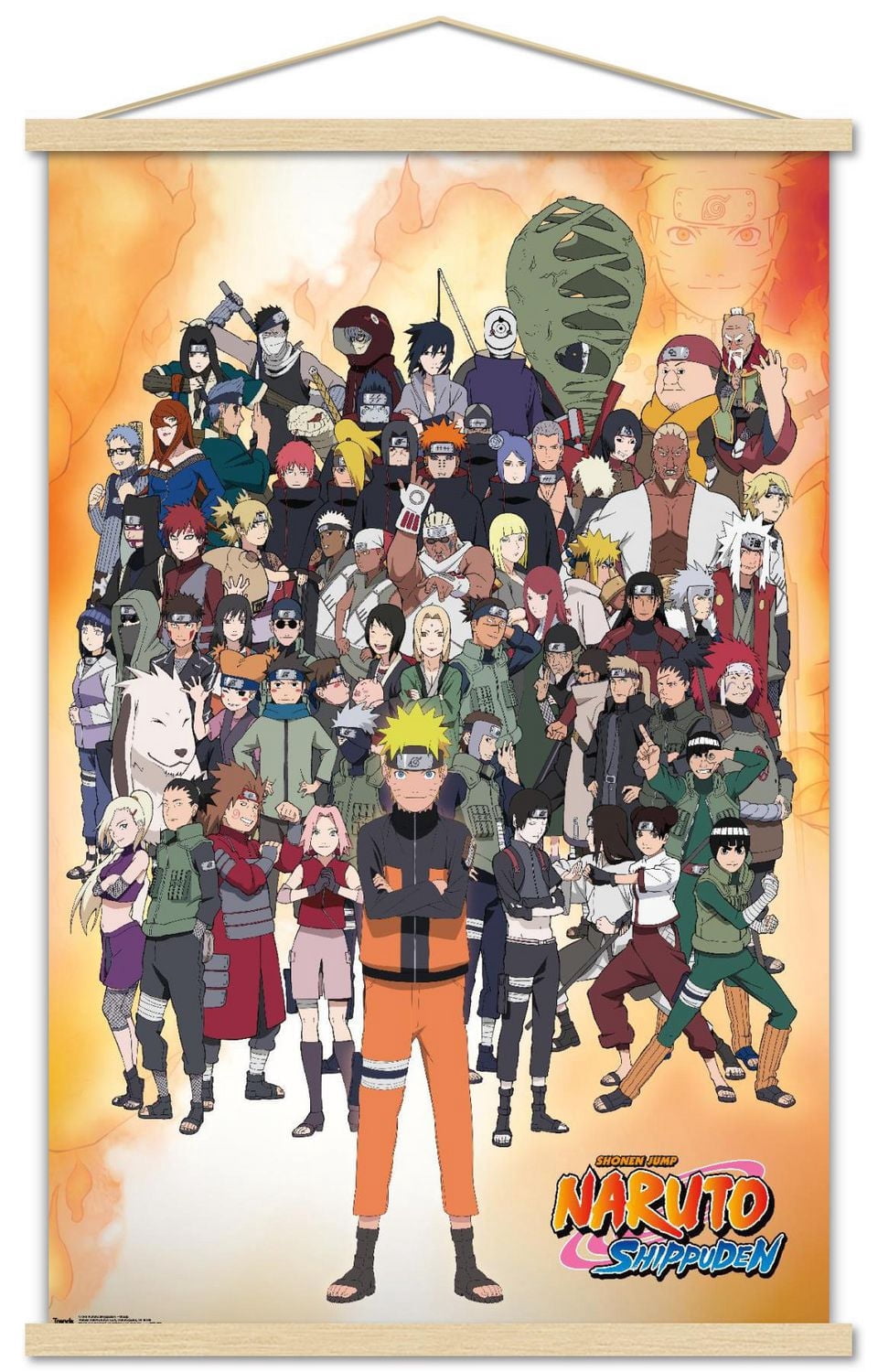Naruto Shippuden - Group Wall Poster, 22.375" x 34"