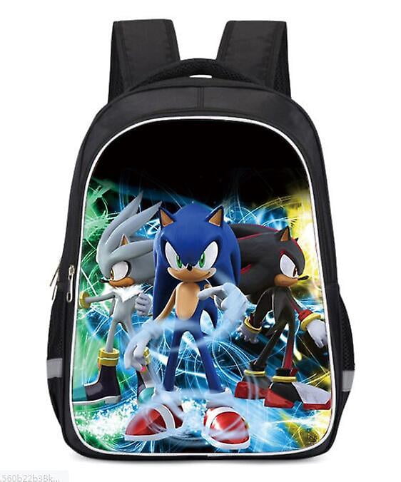 Sonic Super Mario Sac d'École Sac à Dos pour Enfants
