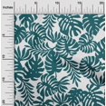 thumbnail image 2 of oneOone Polyester Spandex Teal Green Fabric Tropical Craft Projects Decor Fabric Printed By The Yard 56 Inch Wide, 2 of 4