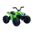 thumbnail image 1 of Kid Trax 12V Glow ATV Ride-On Toy, Green, with LED Lights, Rechargeable Battery, Ages 3–6, 1 of 8