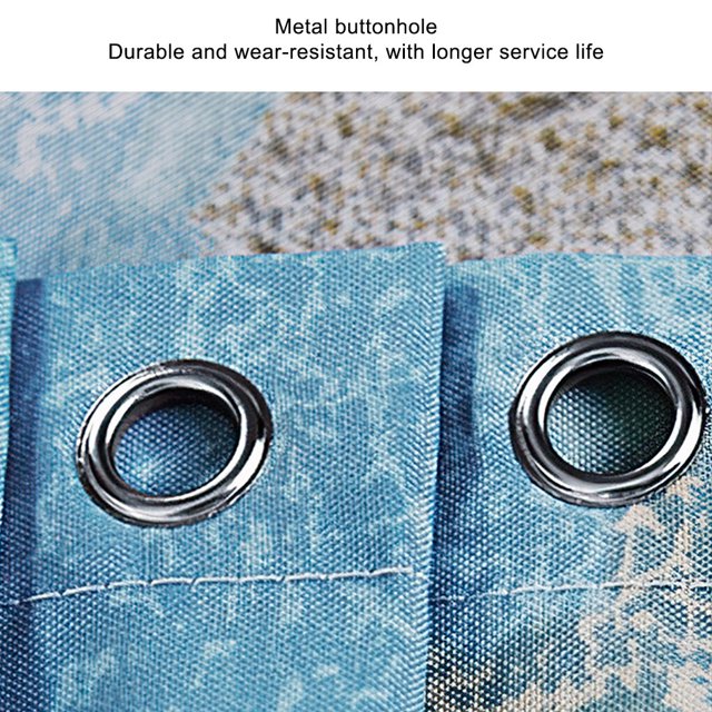 Langgg Rideau de Douche en Tissu Polyester, Cloison Qui Ne Colle Pas au Corps, Rideaux de Salle de Bain, Rideaux de Porte de Salle de Bain, Rideau de Cloison Anti-Perforation [260 wide -200 high