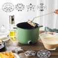 thumbnail image 4 of Rosette Iron Molds Set with Handle Cooking Stamp Maker Kit, 4 of 6