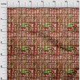 thumbnail image 3 of oneOone Viscose Chiffon Dark Peach Fabric Abstracts Craft Projects Decor Fabric Printed By The Yard 42 Inch Wide, 3 of 4