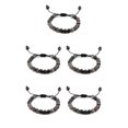 thumbnail image 1 of Decodeary Stackable Collection Bracelet For Men And Women Natural Gemstones Beads Minimalist Bracelet For Women Beads Bracelet Black dragon pattern 5Set, 1 of 6