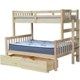 thumbnail image 1 of Delano Twin over Full End Ladder Bunk Bed Natural, 1 of 2